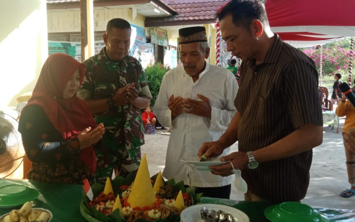 Syukuran HUT RI ke 77 di Kelurahan Marang 
