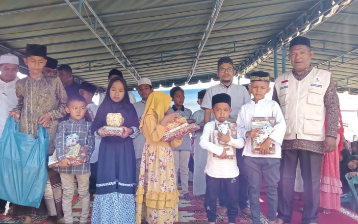 BFLF Lhokseumawe dan Aceh Utara saat Santuni Puluhan Anak Yatim