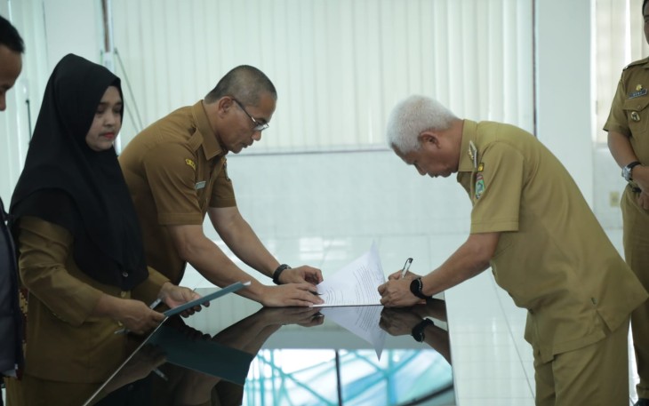 Bupati saat Buka Rakorpem Sekaligus Launching Inovasi Kabupaten Asahan