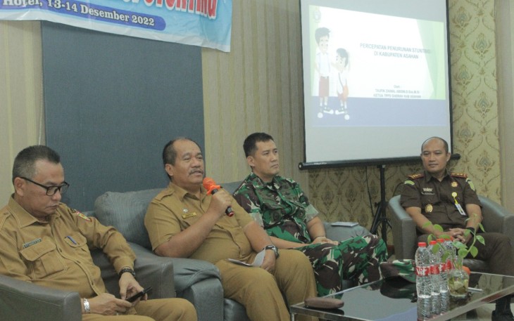 Wakil Bupati Asahan saat Buka Acara Pengukuran dan Publikasi Stunting