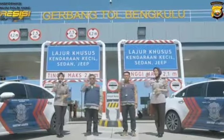 Dit Lantas Polda Bengkulu, Sabtu (23/04).