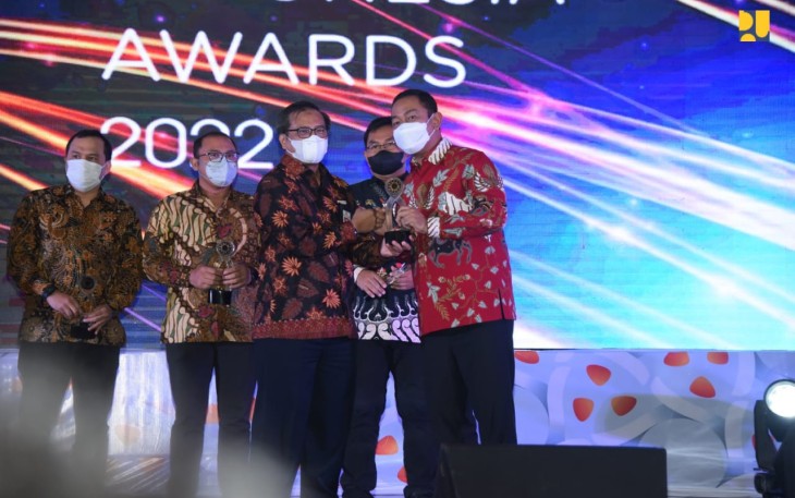 Ajang Public Relations Indonesia Awards (PRIA) 2022 yang diselenggarakan oleh PR Indonesia di Kota Semarang, Provinsi Jawa Tengah, Jumat malam (25/3/2022). 