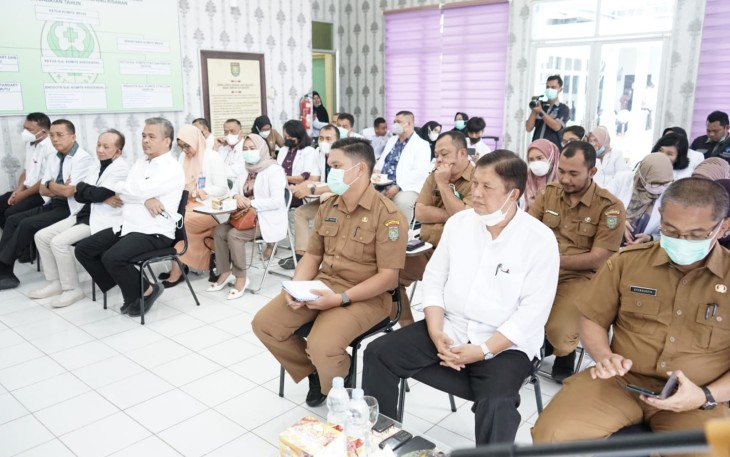 Bupati Asahan saat Silaturahmi dan Tinjau Layanan Di UPTD RSUD HAMS Kisaran