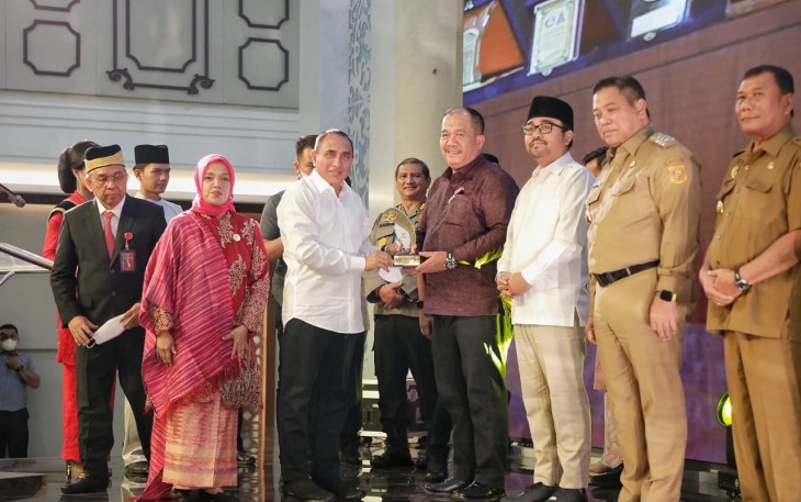 Kabupaten Asahan saat Raih Predikat Informatif dari Komisi Informasi Sumatera Utara