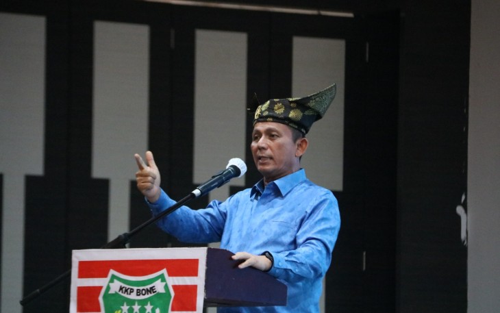 Gubernur Kepulauan Riau H. Ansar Ahmad saat memberikan sambutan.