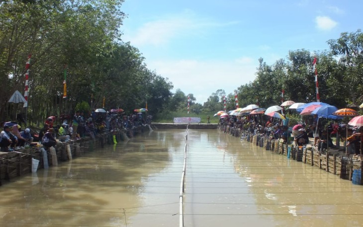 Kodim 1001/HSU-Balangan saat Gelar Lomba Mancing