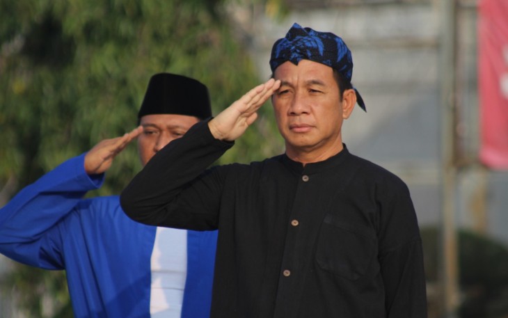 Kalapas Sudirman Jaya dalam Upacara Hut RI ke-77 Lapas Cilegon