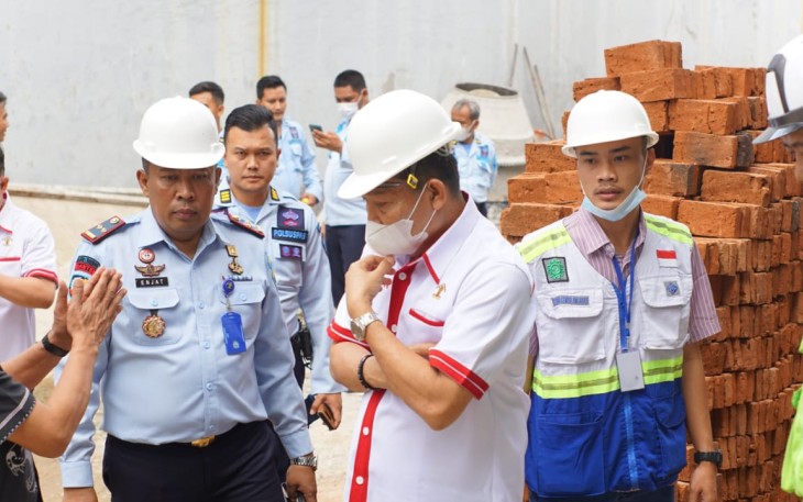 Irwil Icon saat Kunjungi Lapas Cilegon