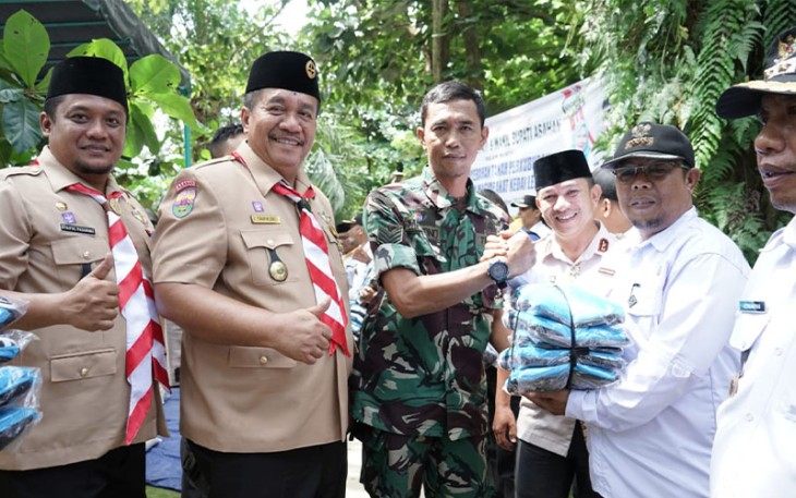 Wakil Bupati Asahan saat Serahkan Tanah Perkuburan Muslim Pada Masyarakat Kedai Ledang