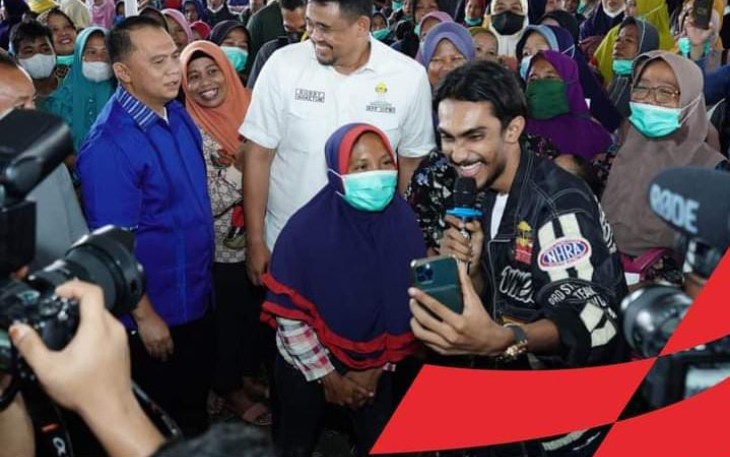 Bupati Labuhanbatu saat Sambut Kunjungan Pengurus Pusat HIPMI Bobby Nasution