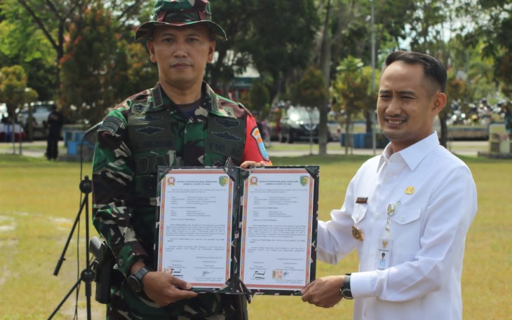 TMMD Reguler ke-115 Kodim 1016 Palangka Raya saat Secara Resmi Ditutup 