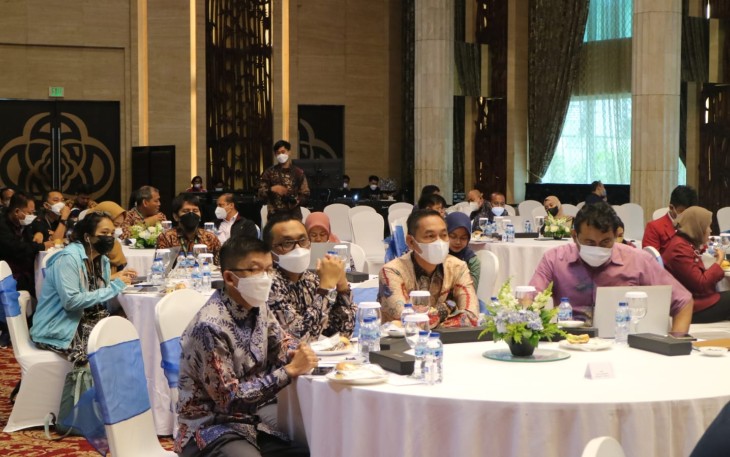 Workshop nasional 'Peran Insan Pers Dalam Membangun Inisiatif Kolaborasi Percepatan Rehabilitasi Mangrove Berkelanjutan' di Hotel Indonesia Kempinski Jakarta. 