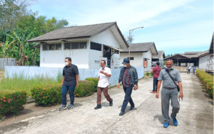 Anggota Komisi III DPRD Provinsi saat Sidak Pengelolaan Limbah PT Pamor Ganda