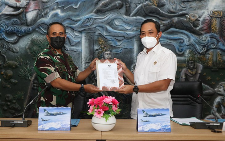Audit LK Kemhan UO TNI AU TA 2021 di Lanud Abdulrachman Saleh 