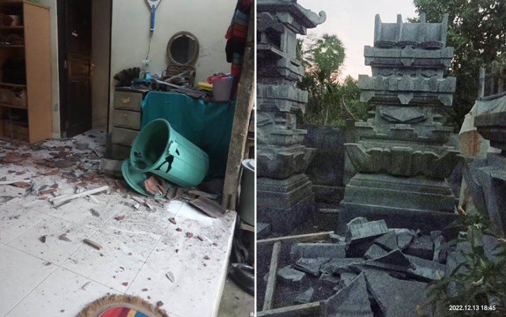 Dampak Gempa Karangasem
