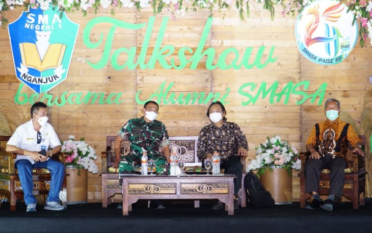 Talk show Danrem 081 di SMAN 1 Nganjuk
