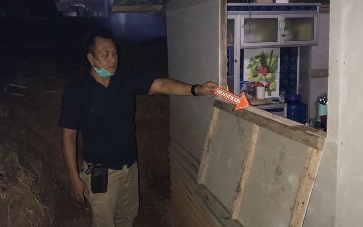 Polsek Air Besi Selidiki Kejadian Pencurian Warung