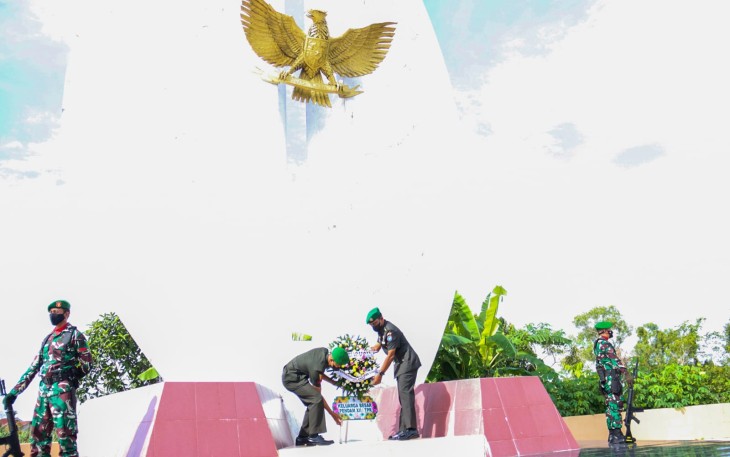 Ziarah dalam rangka HUT Penerangan TNI-AD