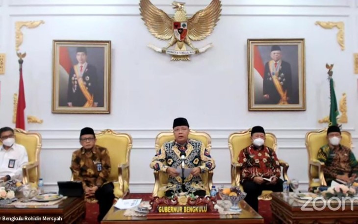 Rakor Pemprov Bengkulu bersama tim pemulihan ekonomi, evaluasi pelaksanaan Transfer Ke Daerah dan Dana Desa (TKDD)