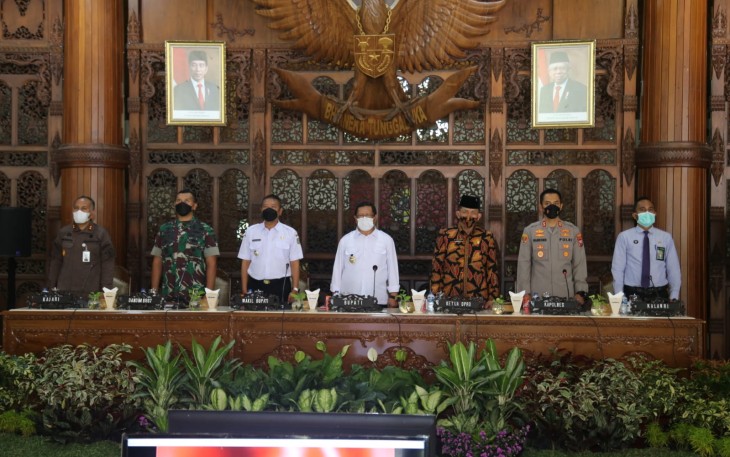 Rakor Penanganan Covid-19, Antisipasi kepulangan PMI dan Omicron di Kabupaten Tulungagung