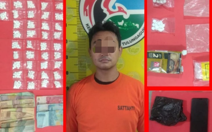 Tersangka saat diamankan
