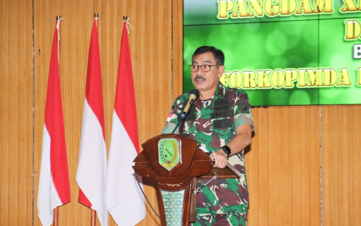 Pangdam XII/Tpr Silaturahmi dengan Forkopimda