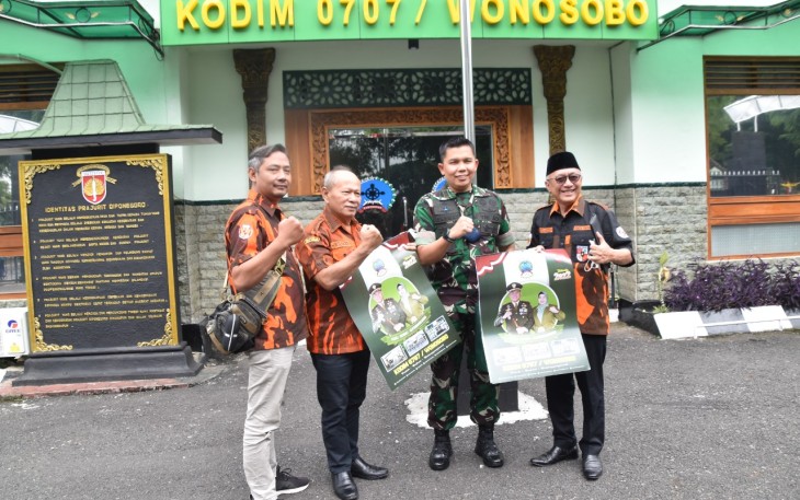 Dandim 0707 menerima kunjungan Ormas PP