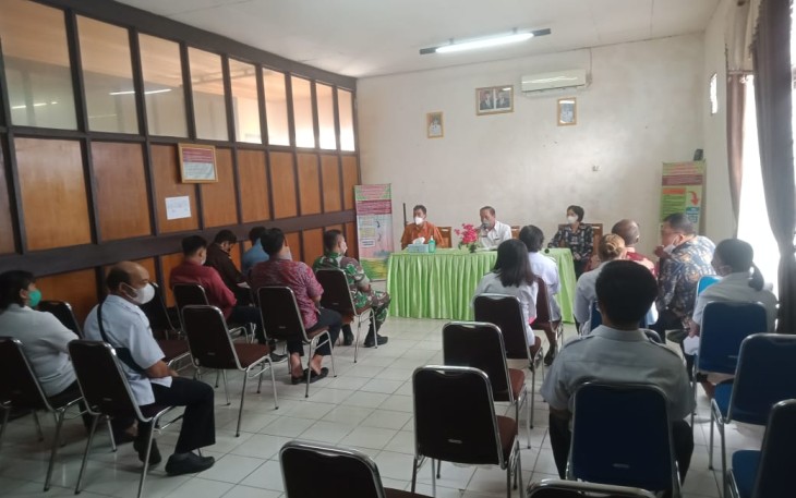 Rapat koordinasi FKUB, di Kantor Kesbangpol Kuala Kurun, Gumas