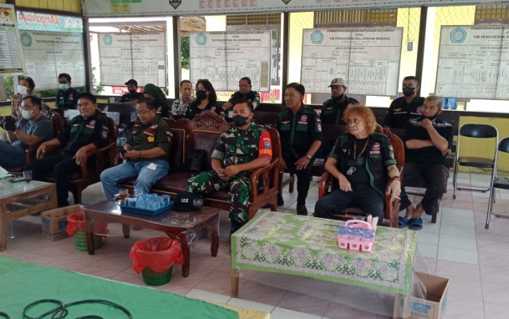 Pembentukan Poktan Kelurahan Marang, di Balai Kantor Kelurahan Marang, Kecamatan Bukit Batu, Palangka Raya
