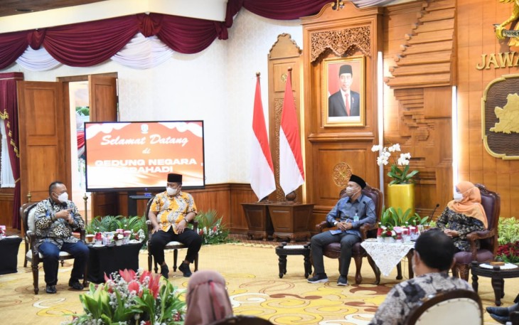 KAHMI Jawa Timur saat melakukan audiensi dengan Gubernur Khofifah Indar Parawansa