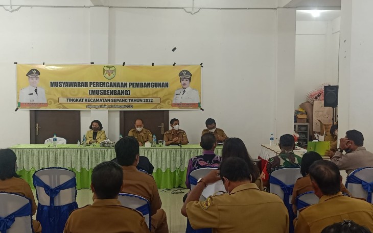 Musrenbang tingkat Kecamatan Sepang