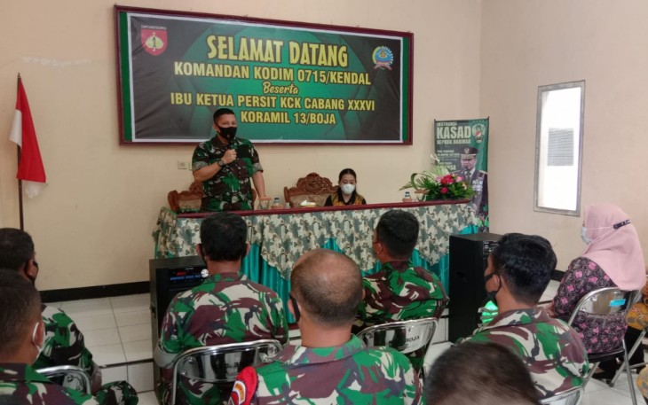 Kunker Dandim 0715/Kendal, ke Koramil 13/Boja