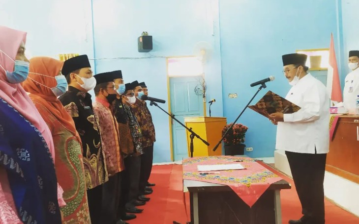 Pengukuhan Dewan Pendidikan Pasaman, oleh Bupati Beny Utama