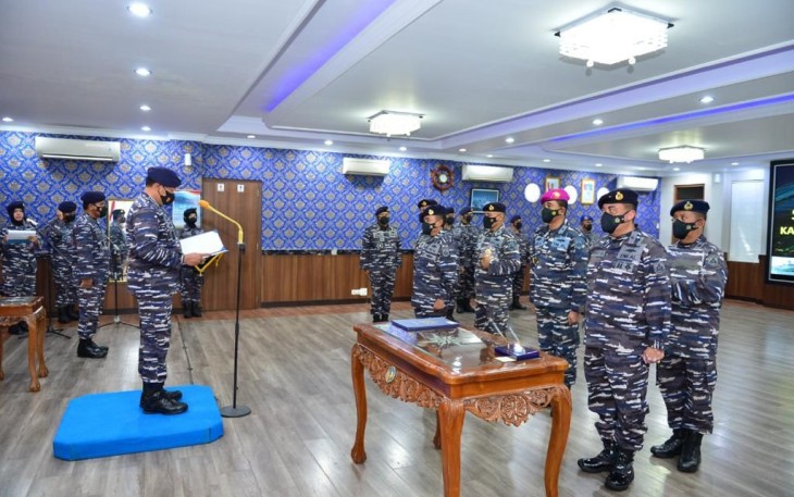 Kasal Pimpin Sertijab Pati TNI AL
