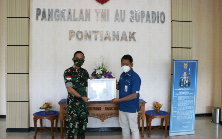 Lanud Supadio Terima Penghargaan Pelaksanaan Pemanfaatan BMN Tahun 2021