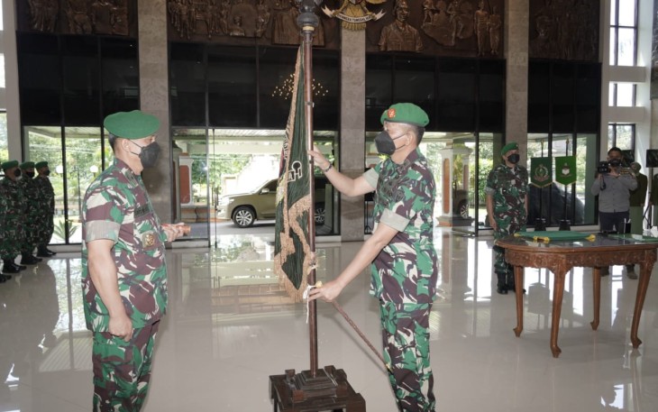 Pangdam Pimpin Sertijab Danrem 163/WSA