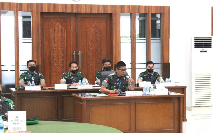 Asintel Kasdam XII/Tpr Pimpin Rakernis Bidang Intelijen
