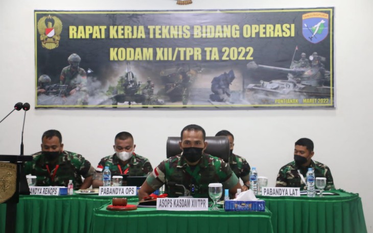 Asops Kasdam XII/Tpr Pimpin Rakernisops
