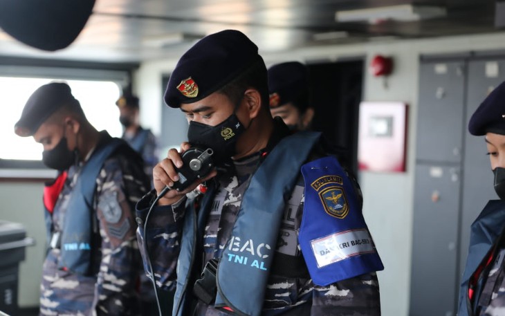 Uji Kesiapan dan Kesiapsiagaan Prajurit, KRI BAC-593 Laksanakan Glagaspur Tingkat 2