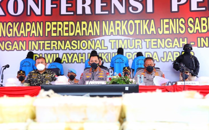 Ungkap Sabu 1,196 Ton, Kita Jaga Program Pemerintah Wujudkan SDM Unggul 
