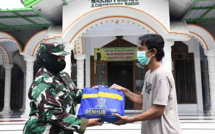 Denhubrem 081 Madiun Gelar Bakti TNI 
