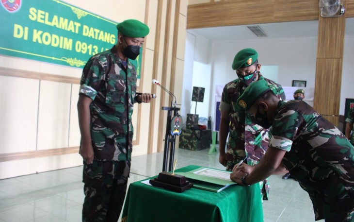 Kasdim 0913/PPU Mayor Inf Sarjito Resmi Hari Ini Di Lepas