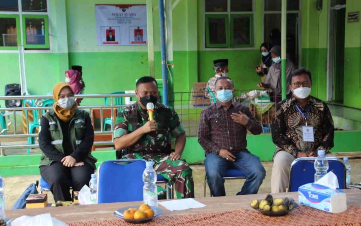 Dandim Bersama Kapolres Pantau Langsung Pelaksanaan Pilkades Serentak 2022 di Kabupaten Ciamis