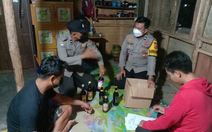 Jelang Ramadhan, 554 Botol Miras Berhasil Diamankan Polres Pandeglang
