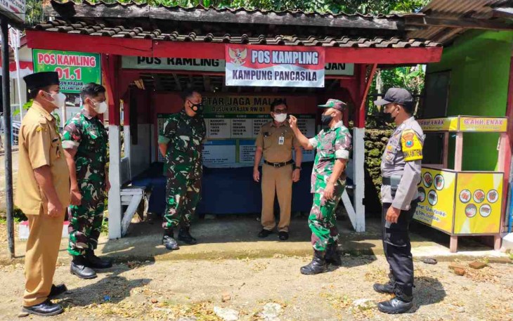 Kampung Pancasila Wilayah Kodim 0801/Pacitan Dinilai Tim Korem 081/DSJ