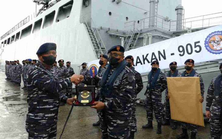 Dua Arahan Panglima Koarmada III Kepada Seluruh Prajurit KRI Tarakan-905, Sebelum Kembali Ke Koarmada II