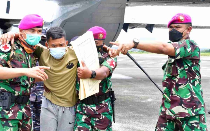 Danpasmar 3 Sambut Personel Korban Selamat, Serangan KKB di Nduga Papua