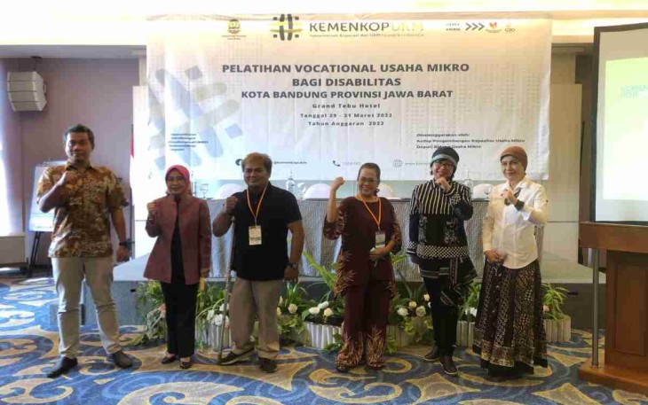 KemenkopUKM Gelar Pelatihan Vocational Bagi Disabilitas 