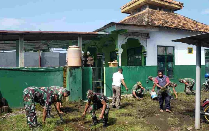 Sambut Bulan Suci Ramadhan 1443 H /2022 M, Kodim 0808/Blitar Gelar Karya Bakti Serentak