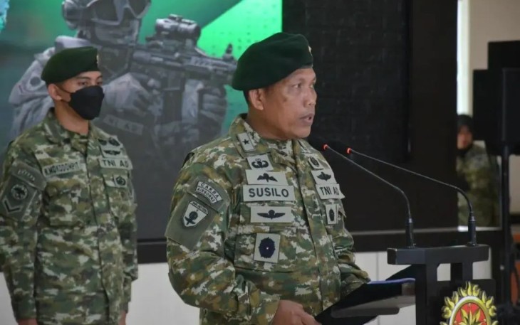 Kasdivif 3 Kostrad Pimpin Acara Korps Raport Kenaikan Pangkat